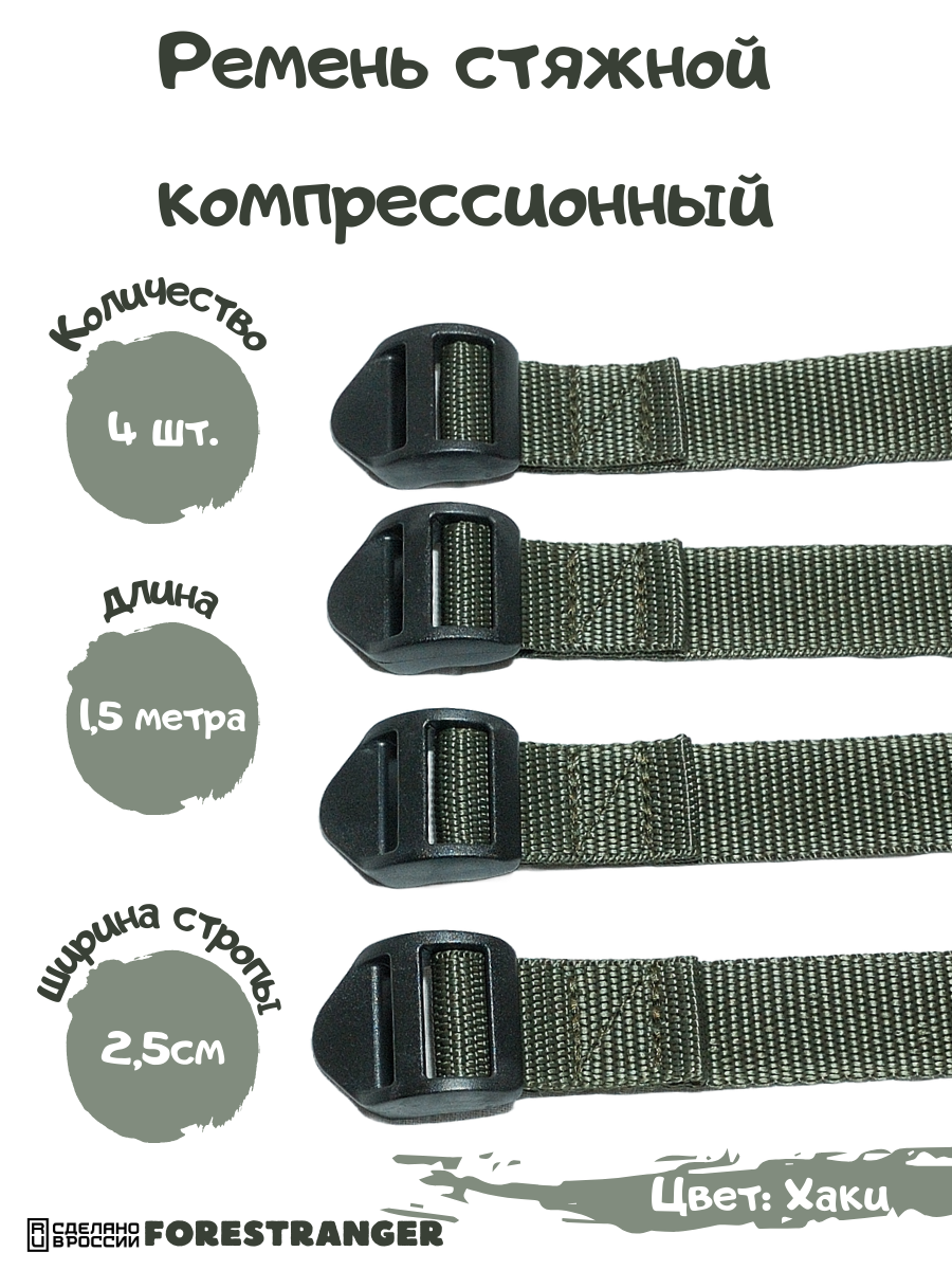 Стропа компрессионная , ремень, стяжка для вещей
